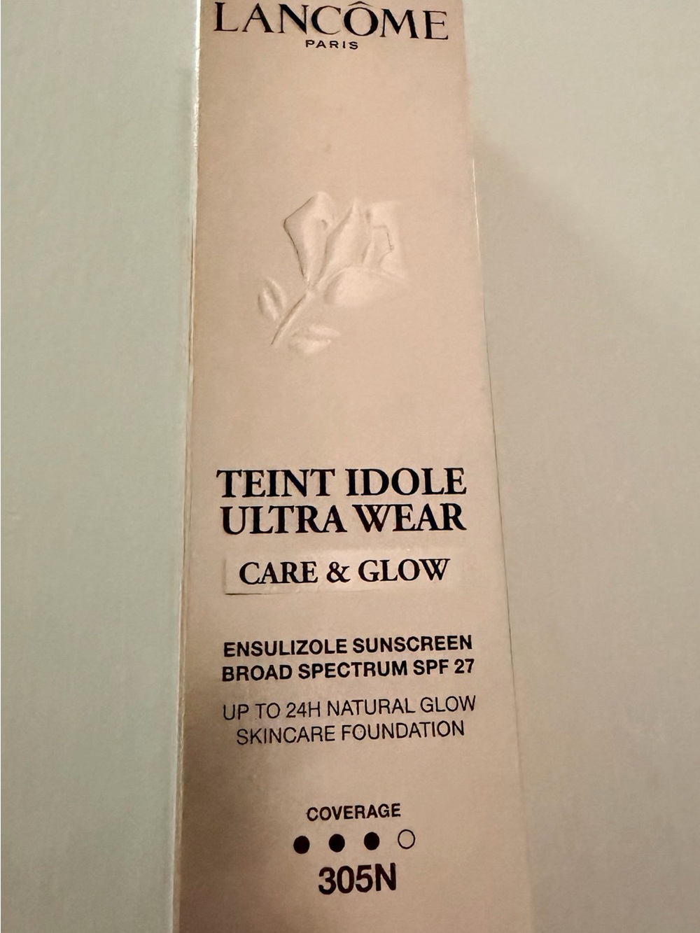 Lancôme Teint Idole Ultra Wear Care & Glow Foundation - Cream 305N